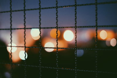 Full frame shot of metallic fence