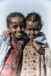 Portrait of a smiling girl