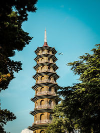 Low angle view of building against sky