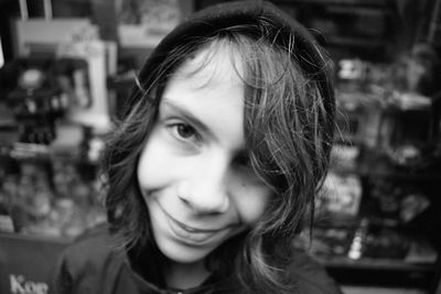 Portrait of young woman