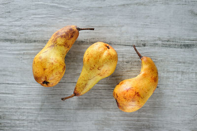 Close-up of pears