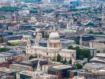 Aerial view of city