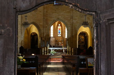 Interior of building