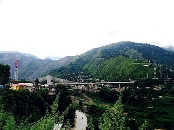 View of mountain range