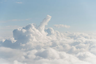 Low angle view of clouds in sky