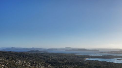 Scenic view of mountains