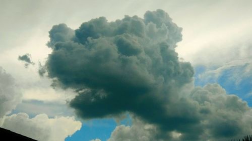 Low angle view of clouds in sky