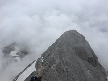 Scenic view of mountain against sky