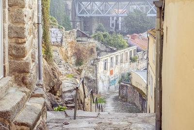 Street amidst buildings in town