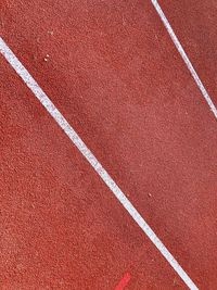 Full frame shot of running track