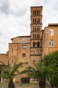 Low angle view of building against sky