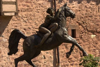 Statue of old building