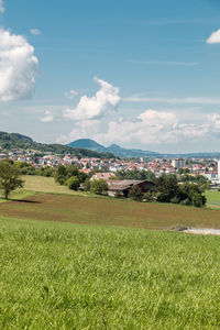 Scenic view of landscape against sky