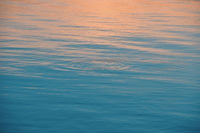 High angle view of rippled water