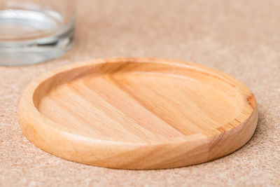 Close-up of bread on cutting board