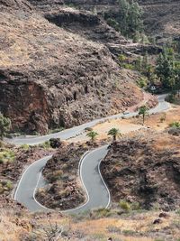 High angle view of landscape