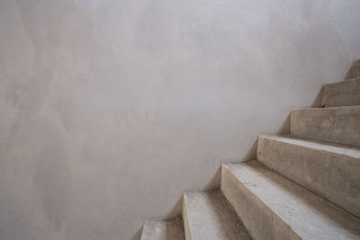 High angle view of staircase