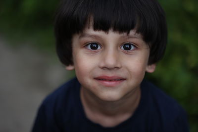 Close-up portrait of boy