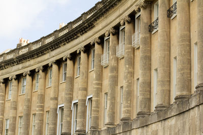 Low angle view of royal crescent