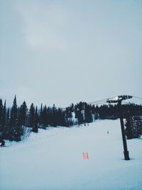 Snow covered landscape