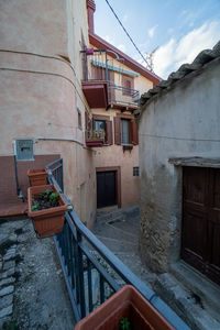 High angle view of old building