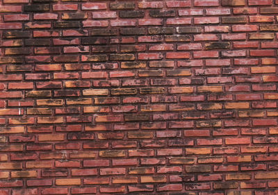 Full frame shot of brick wall