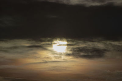 Scenic view of cloudscape against sky during sunset