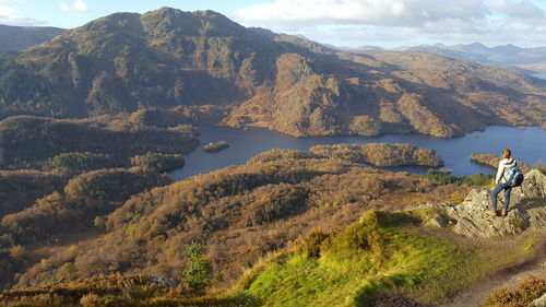 Panoramic view of landscape against sky