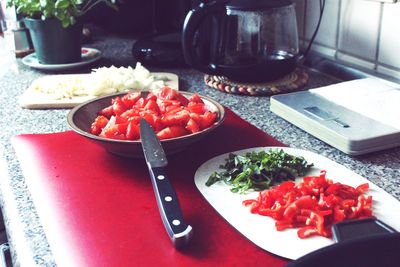 Close-up of tomatoes