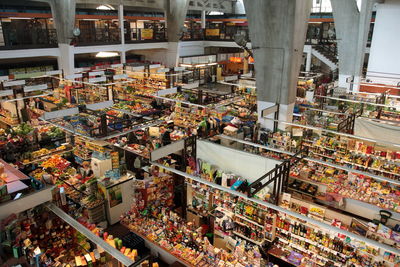 Interior of supermarket