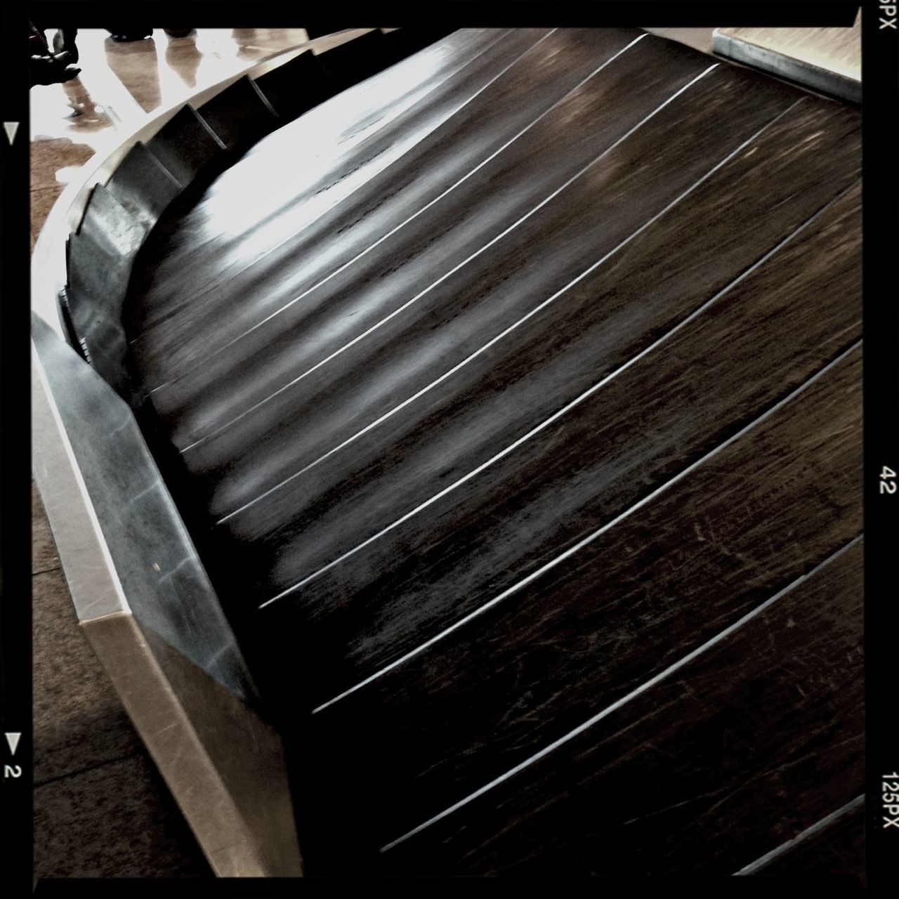 transfer print, auto post production filter, indoors, wood - material, high angle view, close-up, pattern, in a row, no people, still life, stack, repetition, wooden, steps, wood, table, large group of objects, arrangement, full frame, order