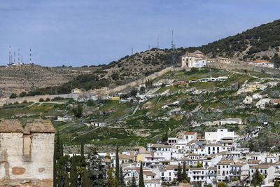 View of buildings in city