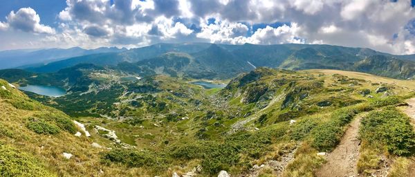 Panoramic view of landscape against sky