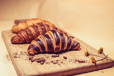 Close-up view of bread