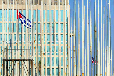 Cuban flag outdoors