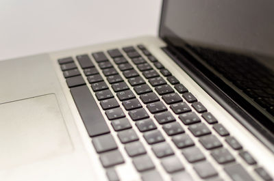 Close-up of laptop