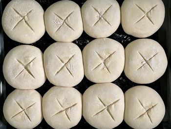 Full frame shot of cookies