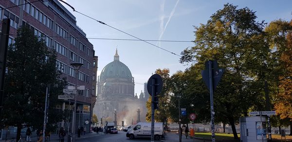 Panoramic view of buildings in city