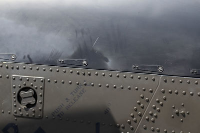 High angle view of car