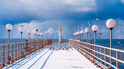 Panoramic view of sea against sky