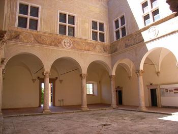 Entrance of historic building