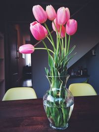 Close-up of vase on table