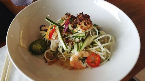 Close-up of food in plate