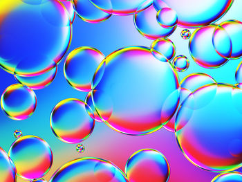 Full frame shot of bubbles