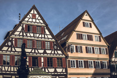 Low angle view of building against sky