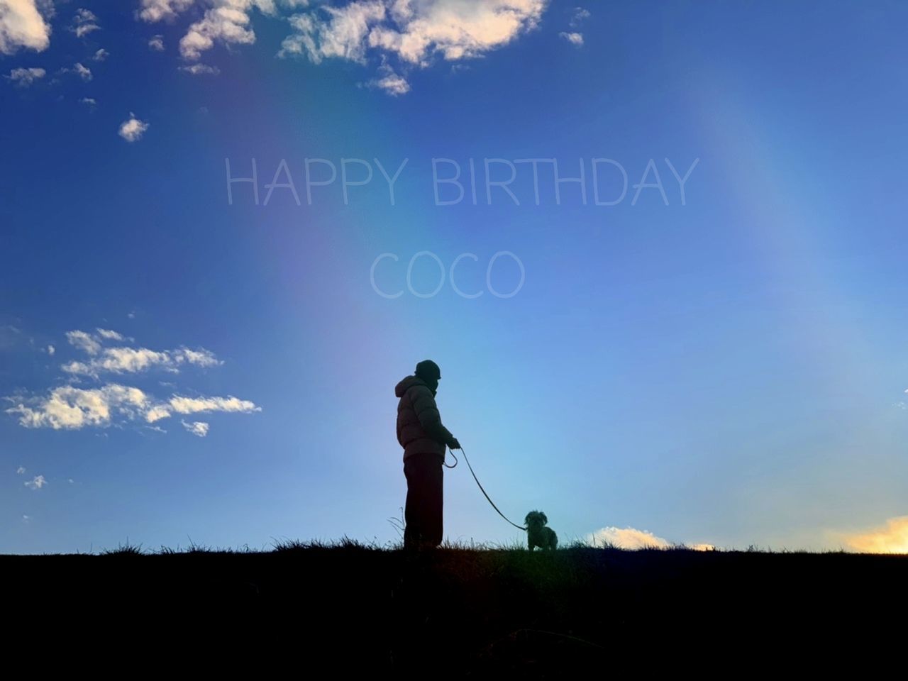 sky, horizon, cloud, sunlight, one person, morning, silhouette, standing, nature, adult, blue, men, occupation, full length, person, copy space, communication, land, outdoors