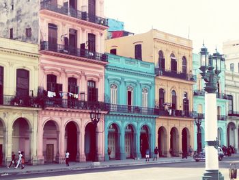 Low angle view of historical building