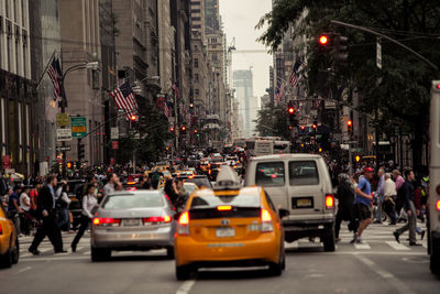 Traffic on city street