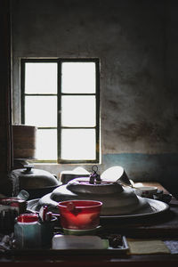 View of kitchen counter