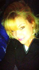 Portrait of smiling young woman